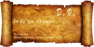 Drága Vilmos névjegykártya
